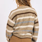 Multi Stripe Rhinestone Sweater