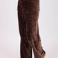 Stretch Velour Five Pocket Pants