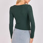 Boat Neck Knit Top