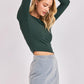 Boat Neck Knit Top