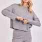 Downtown L/SLV Knit Top