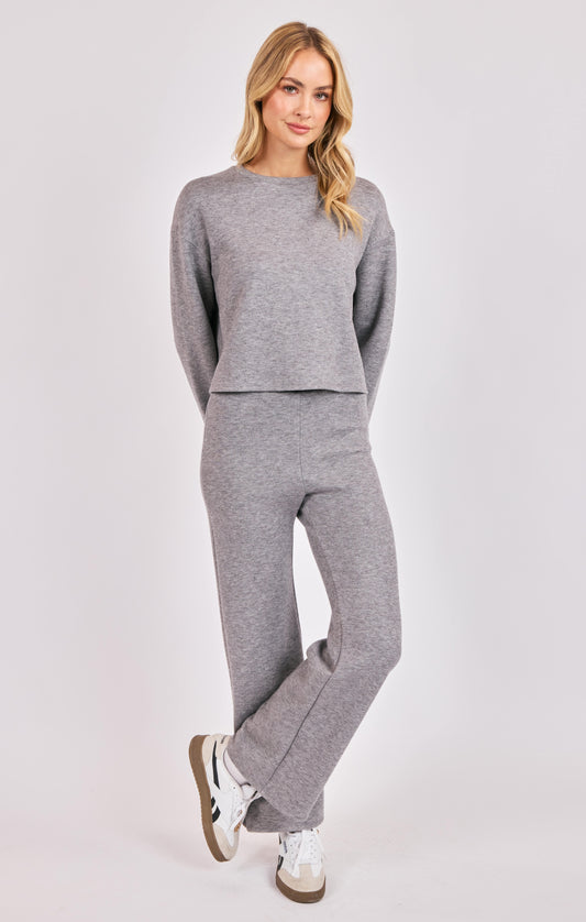 Downtown L/SLV Knit Top