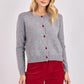 Leighton Heart Button Cardi