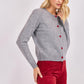 Leighton Heart Button Cardi