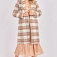 Plaid Long Coat