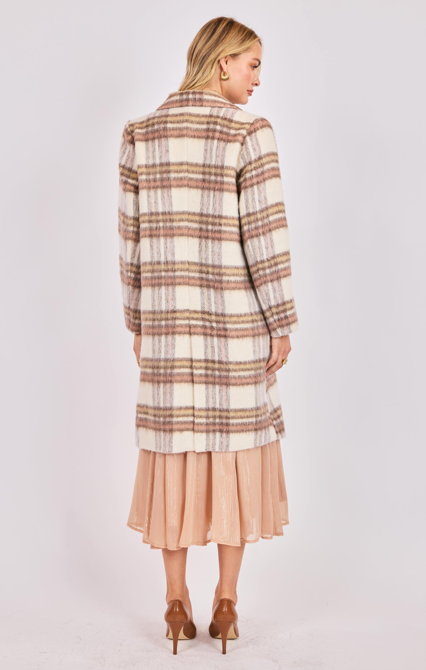 Plaid Long Coat