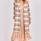 Plaid Long Coat