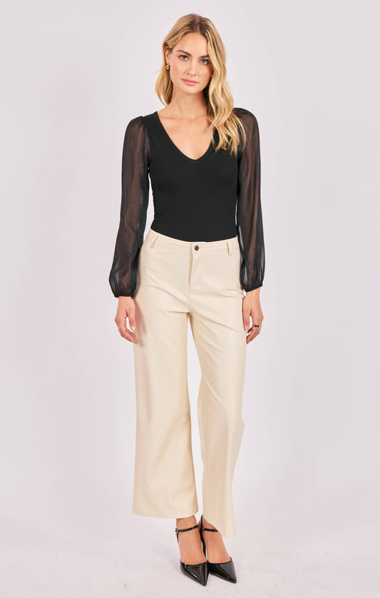 Mixed Media Bodysuit