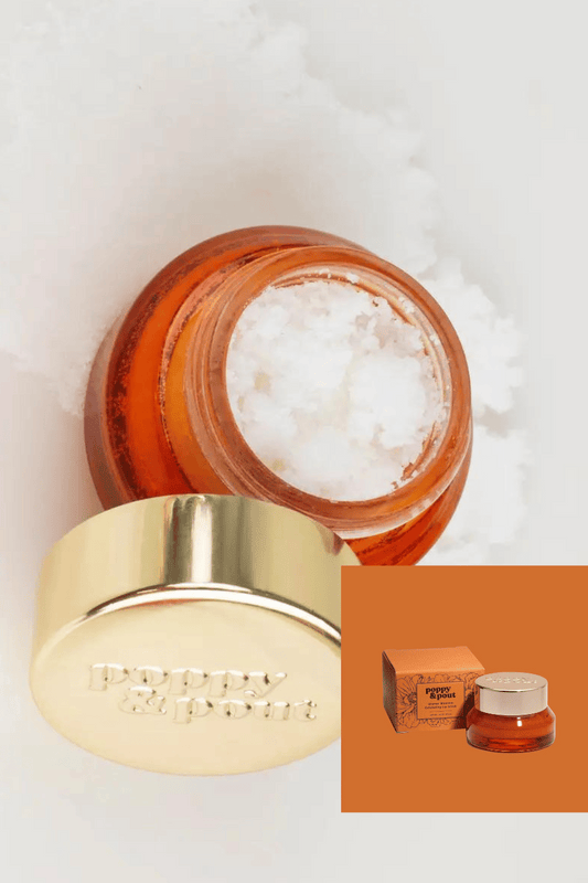 POPPY + POUT Orange Blossom Lip Scrub