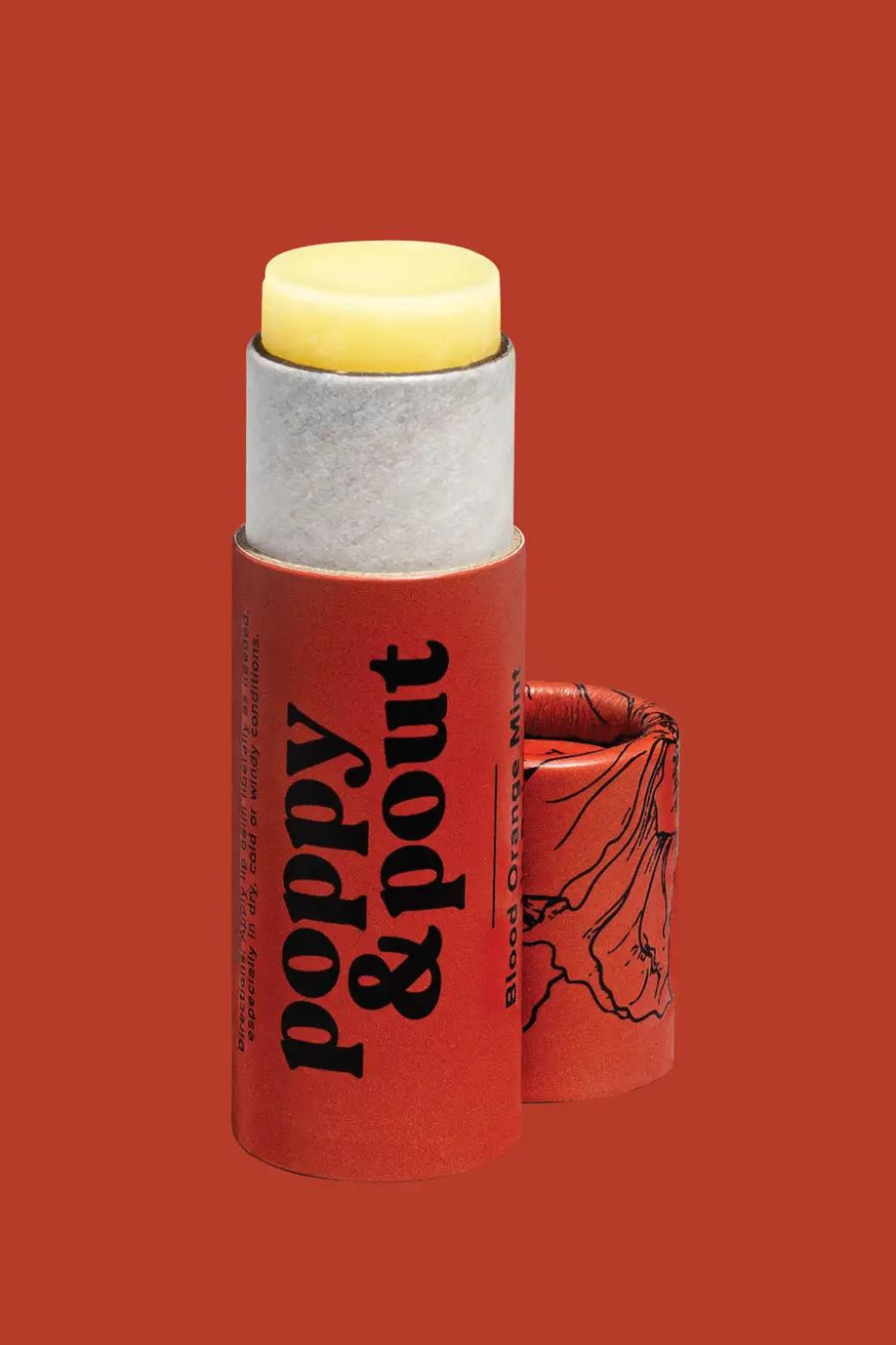 POPPY + POUT Blood Orange Mint Lip Balm
