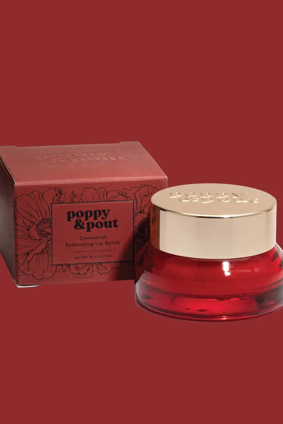 POPPY + POUT Cinnamint Lip Scrub