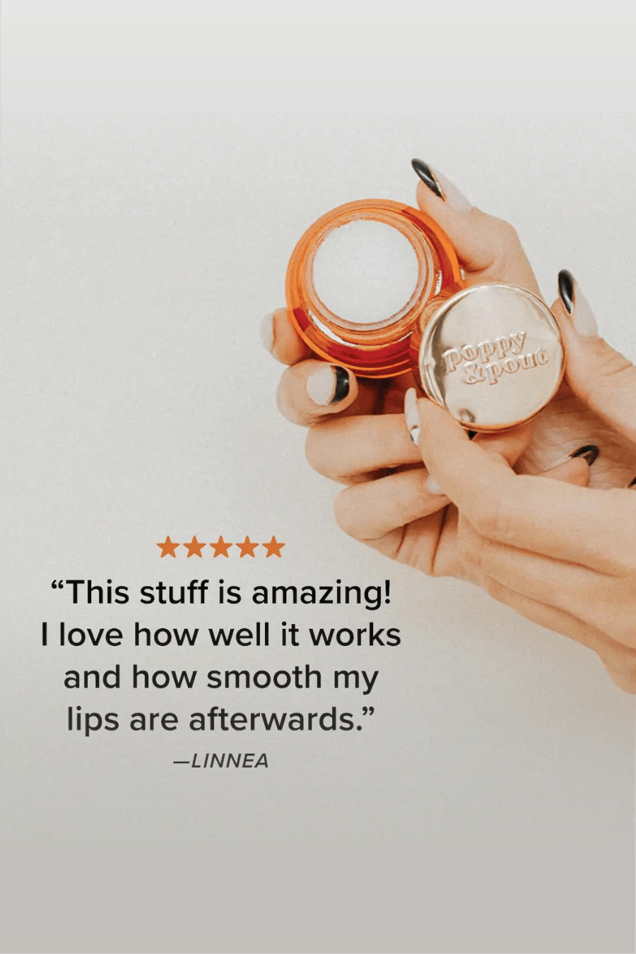 POPPY + POUT Cinnamint Lip Scrub